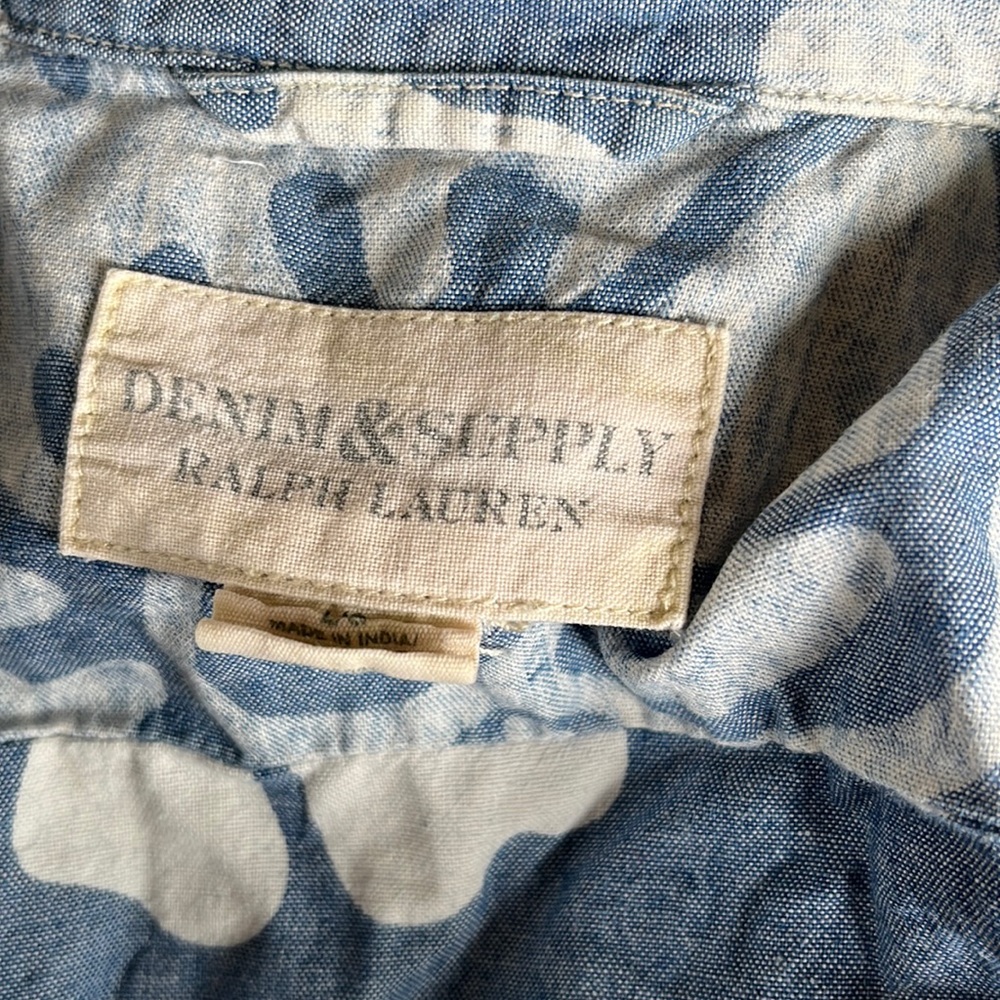 Men’s Ralph Lauren Denim & Supply Hawaiian print shirt